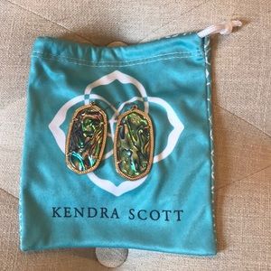 Kendra Scott earrings- Abalone